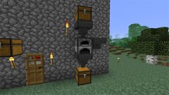 也能够选择添加拉杆或其他红石信号来节制漏斗